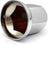 Lug Nut Covers, 33 mm Chrome Lug Nut 10 Pcs Covers Caps for Semi Trucks Accessories, Axle Cover Thread-On ABS Wheel Axle Nut Complete Waterproof (Bullet)