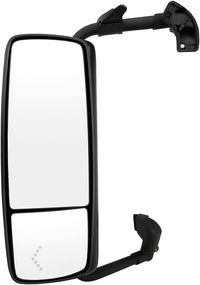 Volvo VNL 2004-2017 Left-side Rearview Mirror (Main Mirror), Electroplated, with Accessory Kit