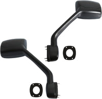 Black Hood Mirror for KENWORTH T680/PETERBILT 579 587, Driver/Left and Passenger/Right hood Mirror Assembly for KENWORTH T680, PETERBILT 579/587, a Pair