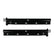 Black Straight Spring Loaded Mud Flap Hanger,Round Tube Style,1-1/8" Bolt Spacing,30" Length Right and Left Included for semi Trucks