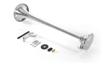 universal for Car Train Boat 25.1 inch Chrome Train Horn for Truck Loud Single Air Horns 150DB Train Horns