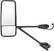 KENWORTH  T170/T270/T370/T440/T470/T660/T800 Black Heated & Motorized Mirror Assembly LH