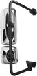 Freightliner M2 Right-Side Rearview Mirror Assembly Without Heating Film (Electroplated Version)