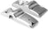 Chrome Door Mirror Cover Bracket for Freightliner Columbia Century, Arm Housing Cover Driver Left & Passenger Right Side (A Pair)