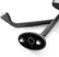 Hood Mirror Assembly for International 4300, 4400, 7400, 7600, 8500 Durastar Workstar II Trucks - Driver & Passenger Side, Black