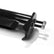Black Straight Spring Loaded Mud Flap Hanger,Round Tube Style,1-1/8" Bolt Spacing,30" Length Right and Left Included for semi Trucks