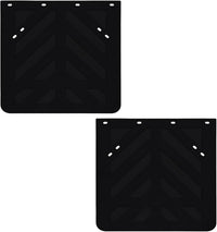 24 x 24Inch Mud Flaps for Semi Trucks Tractor Trailer Heavy Duty TPE Polymer Rubber Mudflaps Oversized Splash Guard