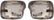 Chrome Hood Mirror Covers for Freightliner Cascadia 2018&UP, A Pair Hood Mirror Covers for Cascadia 2019 2020 (Passenger & Driver Side)