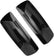 Black Door Mirror Cover for Volvo VNL 2004-2017, Side Mirror Cover Replacement for Volvo Trucks Driver Left Passenger Right Side Semi Truck Accessories