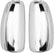 Chrome Door Mirror Covers for International 9200 9400i 9900i - Driver and Passenger Side
