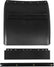 Quarter Fenders for Semi Trucks 24" x 24" Black with Mounting Hardware, Plastic Quarter Fender Kit Set, 1pair