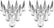 33mm Lug Nut Covers for Semi Trucks, ABS Chrome Flanged Spikes Threaded Lug Nut Cover Caps for Semi Trucks, Pack of 20 PCS
