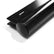 Black Straight Spring Loaded Mud Flap Hanger,Round Tube Style,1-1/8" Bolt Spacing,30" Length Right and Left Included for semi Trucks