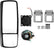 Chrome Door Mirror Heated with LED Turn Signal for Volvo VNL 670 780 630 730 860, VNM 200 430 630, VNX 300 Trucks, Driver Side, Right / Passenger Side