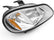 Headlights Assembly DRL Pair for Freightliner M2 106 112 Business Class 2002-2018, Heavy Duty Truck Headlamp Driver & Passenger Side