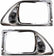 INTERNATIONAL 9200 Chrome Headlight Bezel  LR