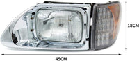 International 9200, 9200i SBA, 5900, 5900i, 5900i SBA, 9400, 9400i LED Headlights Assembly