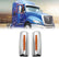 Chrome Hood Mirror Cover Pair Left and Right Side for 2008-2017 International Prostar Mirror Cover (Chrome, a Pair)