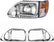 INTERNATIONAL 9200 Chrome Headlight Bezel  LR