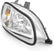 Headlights Assembly DRL Pair for Freightliner M2 106 112 Business Class 2002-2018, Heavy Duty Truck Headlamp Driver & Passenger Side