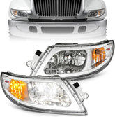 Headlights Assembly Fit 2002-2016 For International 3200 3300 4100 4200 4300 4400 8500 8600, Driver and Passenger Side