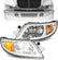 Headlights Assembly Fit 2002-2016 For International 3200 3300 4100 4200 4300 4400 8500 8600, Driver and Passenger Side