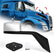 Conjunto de espejo de capó derecho Volvo VNL 2004-2017 (Modelo galvanizado)