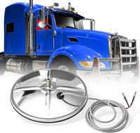 PETERBILT 387 Convex Stainless Heated Mirror