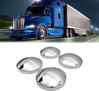 8" Semi Truck Dome Style Hub Caps