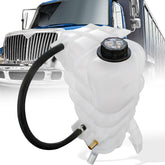 Coolant Reservoir Tank Replacement Fit for International Prostar , Expansion Recovery Tank with Cap, Durable Plastic Coolant Overflow Tank for Trucks