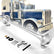 universal for Car Train Boat 25.1 inch Chrome Train Horn for Truck Loud Single Air Horns 150DB Train Horns