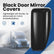 Black Door Mirror Covers for Freightliner Cascadia 2018-2021 Semi Truck Accessories, Driver and Passenger Side (A Pair)