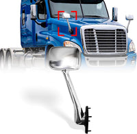 Conjunto de espejo de capó izquierdo para Freightliner Cascadia 2008-2017 (versión galvanizada)