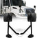 Hood Mirror Assembly for International 4300, 4400, 7400, 7600, 8500 Durastar Workstar II Trucks - Driver & Passenger Side, Black