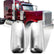 PETERBILT 389 Chrome Mirror Cover  LR