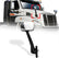 Chrome Hood Mirror for Freightliner Cascadia 2008-2017, Passenger Side (Chrome, Right)
