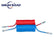 15FT Red & Blue 1/2" Short Coiled Air Brake Hose Kit Assembly for Semi Truck