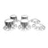 Semi Truck Front Rear Wheel Axle Cover Set 33mm Chrome Lug Nut Hub Caps