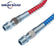 12' Red And Blue Coil Coiled Air Line Hose Set 12ft Trailer Brake 1/2" Fittings