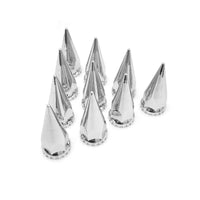 10 pcs Chrome Spike 33mm Wheel Lug Nut For Volvo Freightliner Ford trailers
