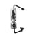 Freightliner M2 Left-Side Rearview Mirror Assembly Without Heating Film (Electroplated Version)