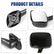 Freightliner Cascadia 2008-2017 Right-Side Hood Mirror Assembly (Black)